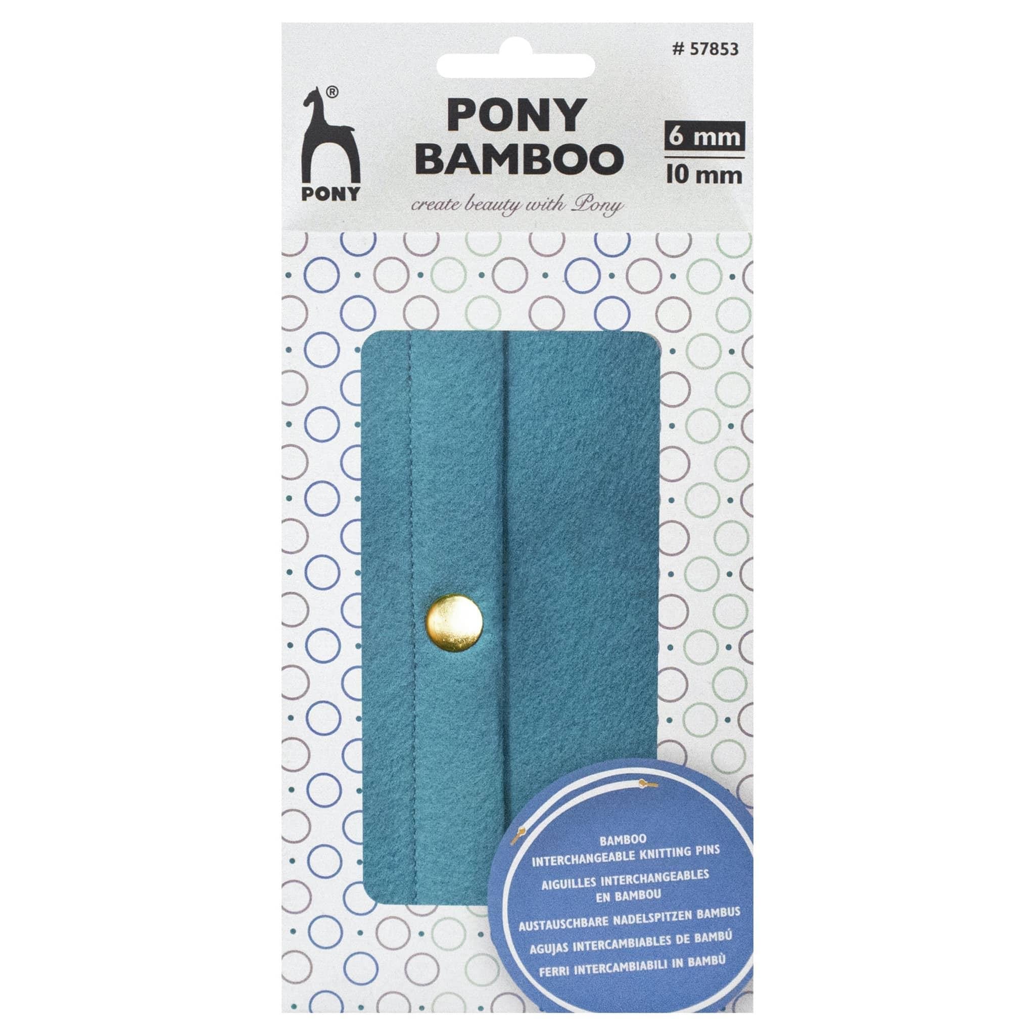 Pony Bamboo Circular Interchangeable Knitting Pin Set