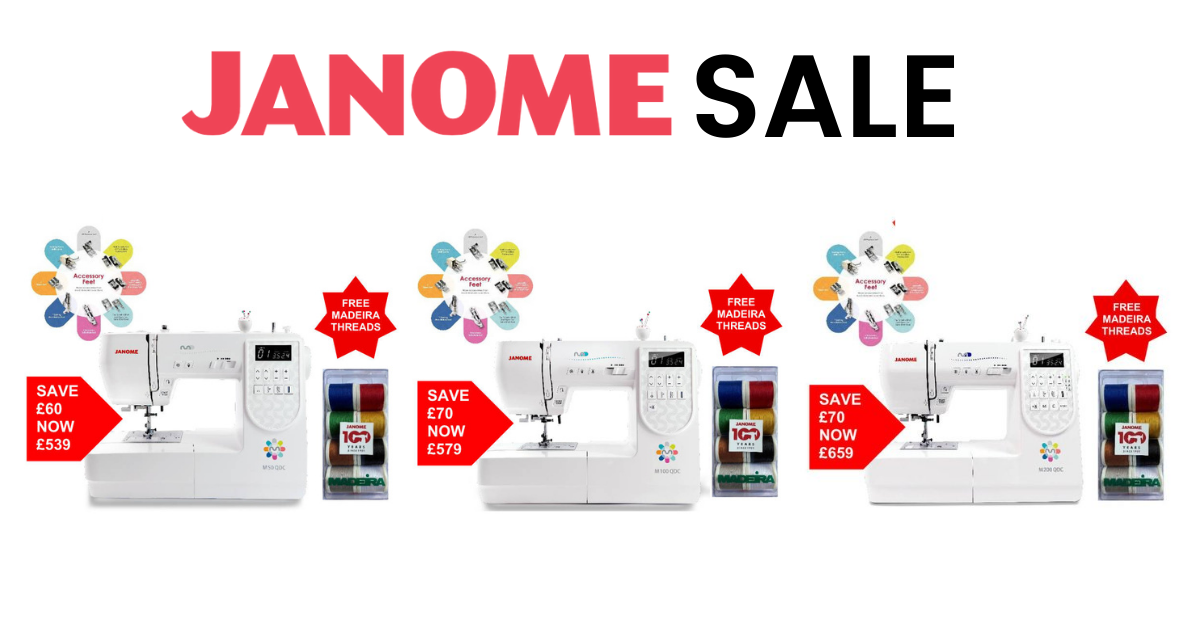Celebrate with Amazing Savings on the Janome M Series