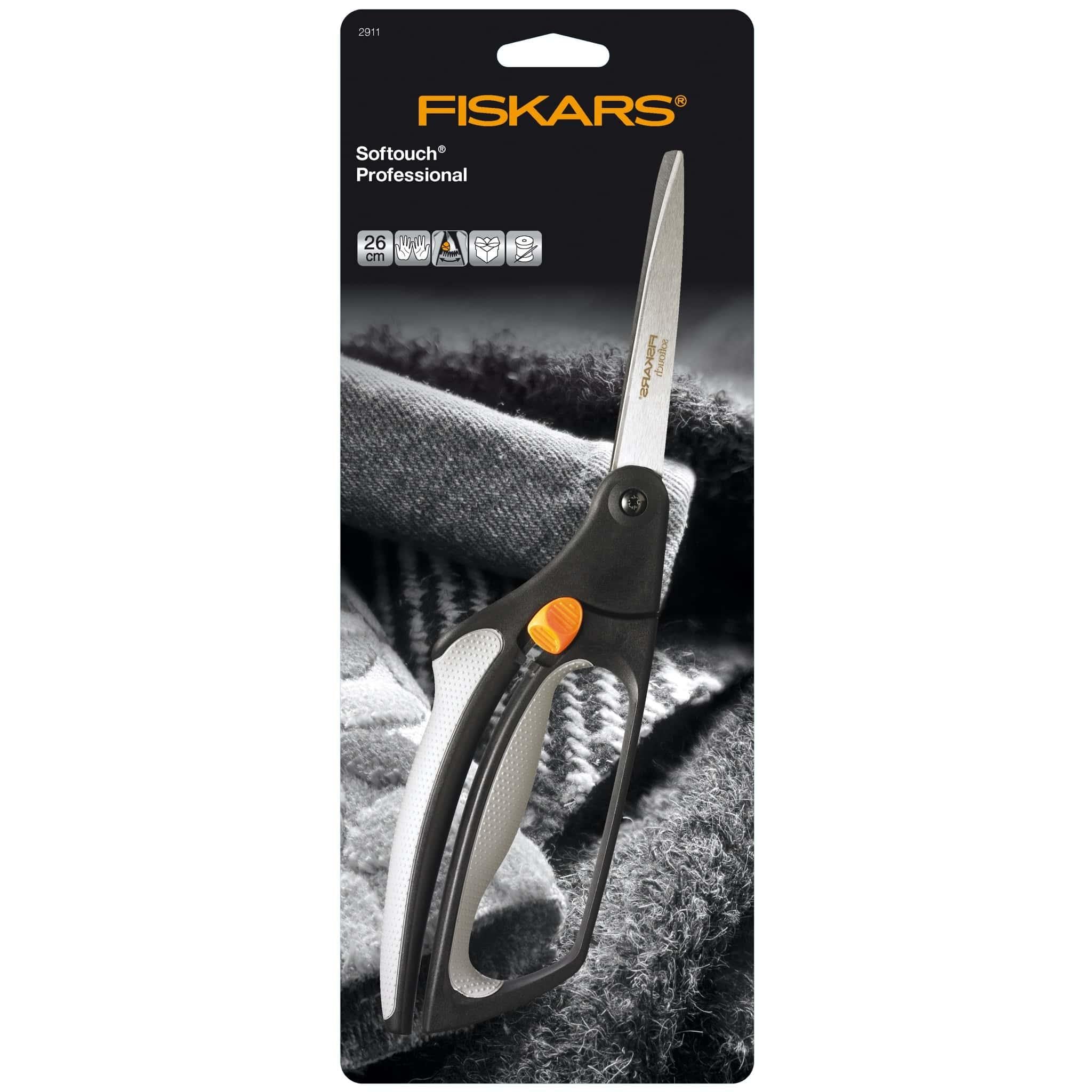 Fiskars Easy Action Softgrip General Purpose Scissors (26cm/10.23in) - Woolshop.co.uk