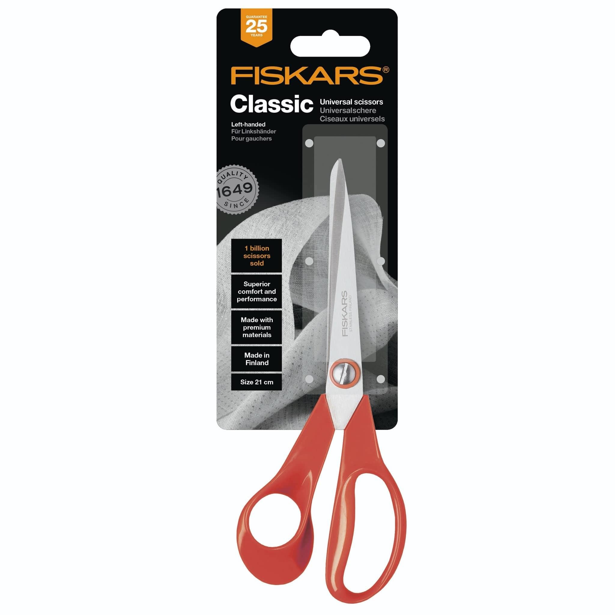 Fiskars General Purpose Scissors (LH) (21cm/8.25in) - Woolshop.co.uk