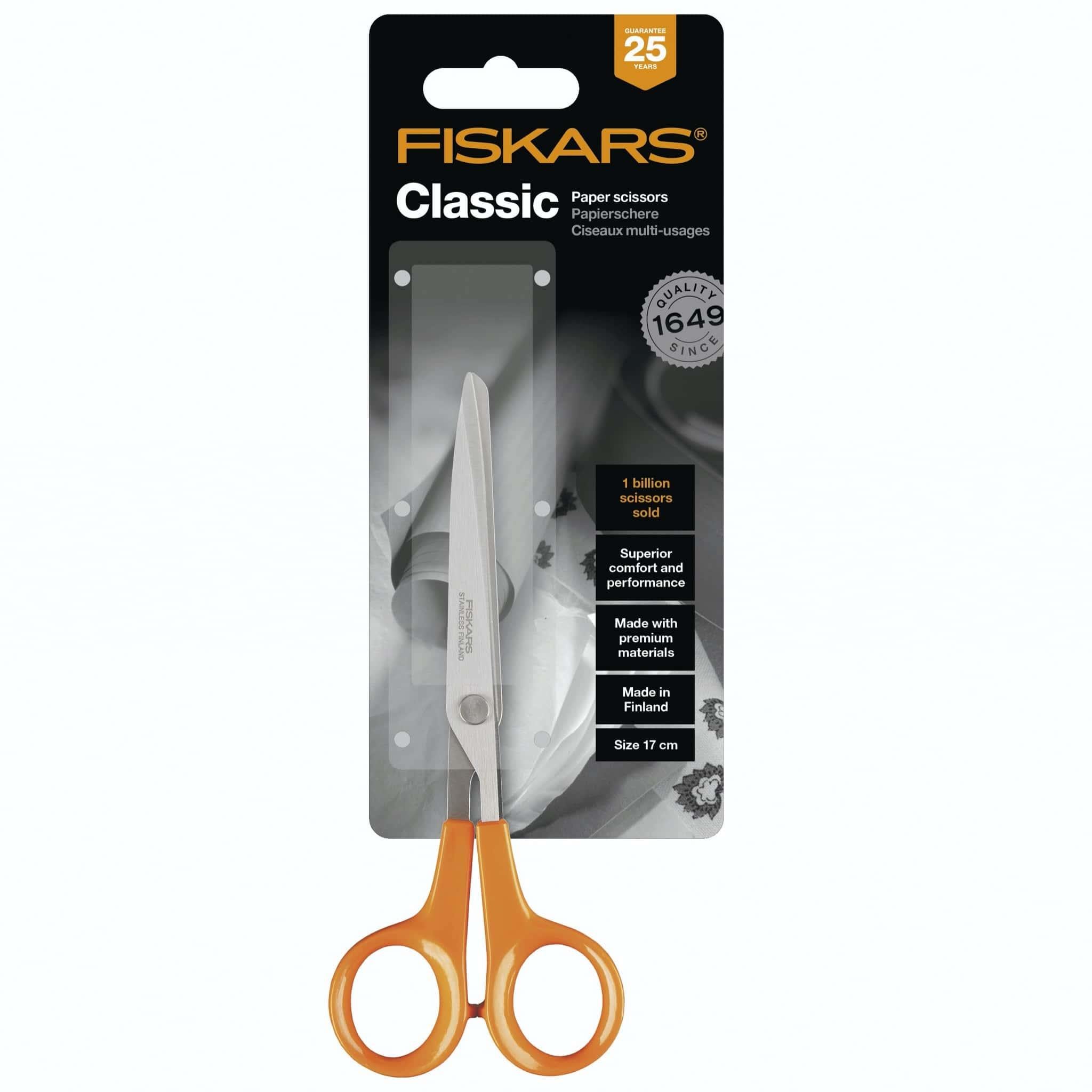 Fiskars General Purpose Scissors (16.5cm/6.5in) - Woolshop.co.uk