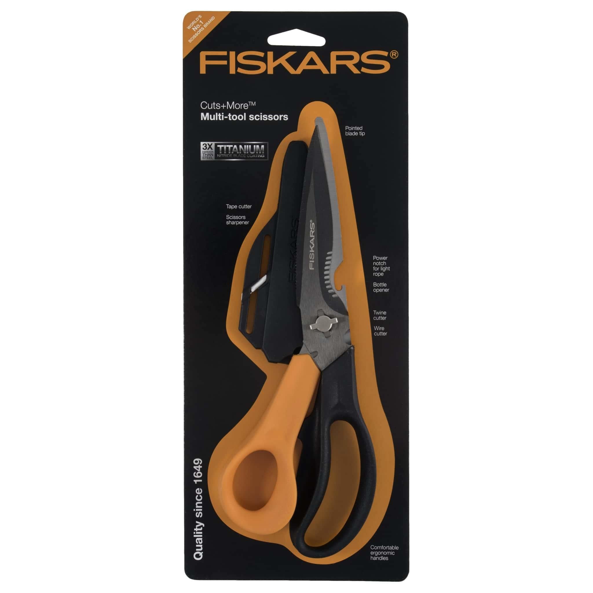 Fiskars Multifunction Ultimate Cuts+More™ (23cm) - Woolshop.co.uk