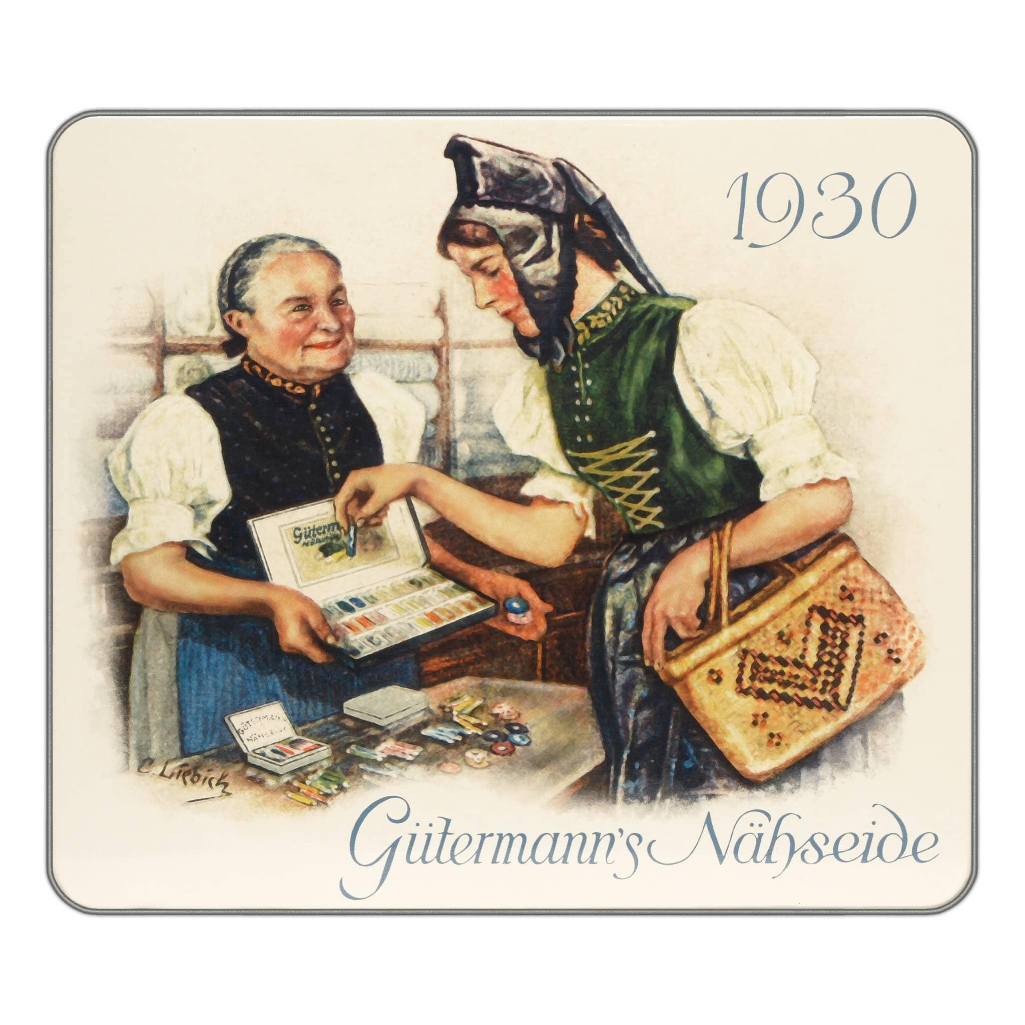 Gutermann Sew All 30 x 100m Nostalgic Box '1925' Assorted Shades - Woolshop.co.uk