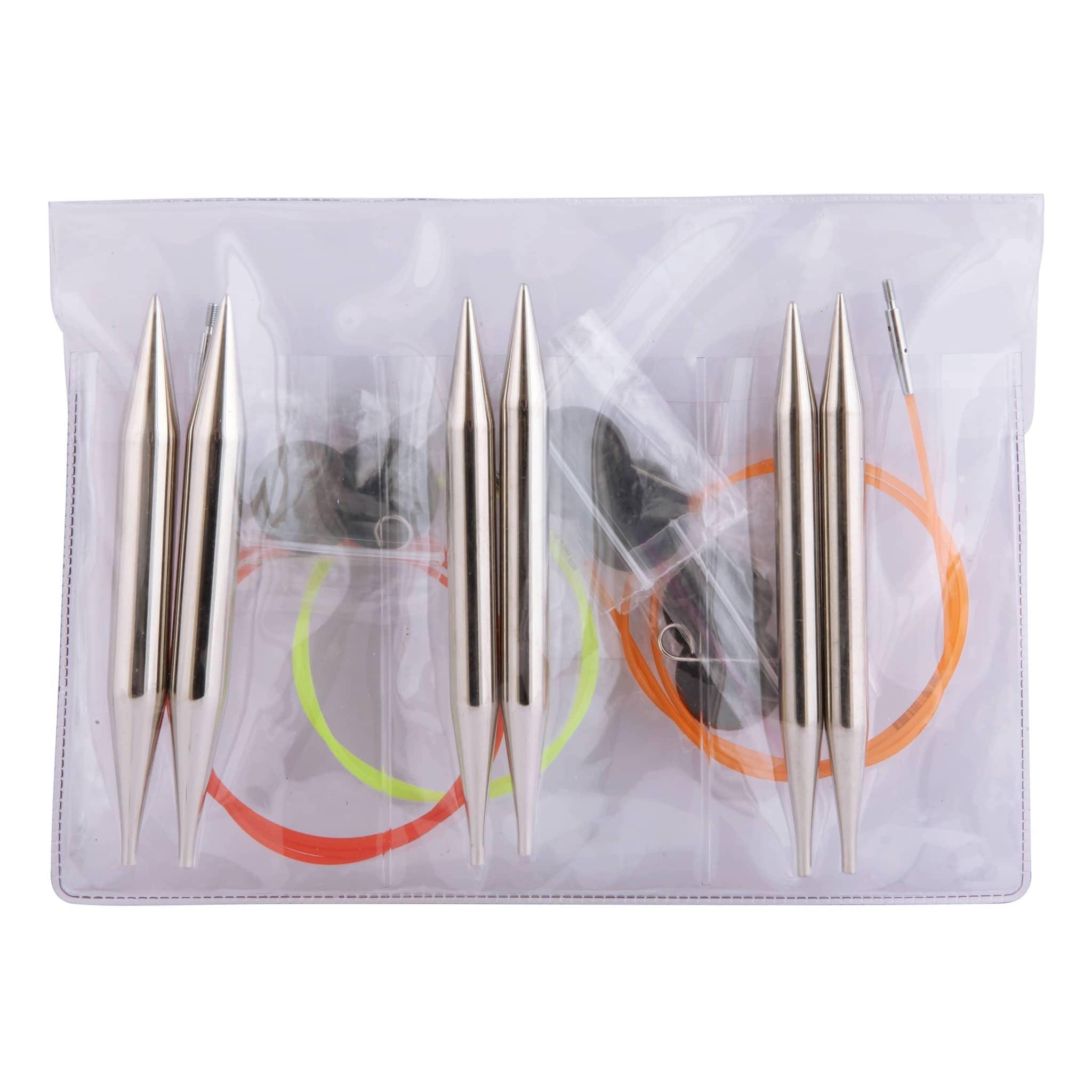 Knitpro Nova Metal Knitting Pins Circular Interchangeable Set