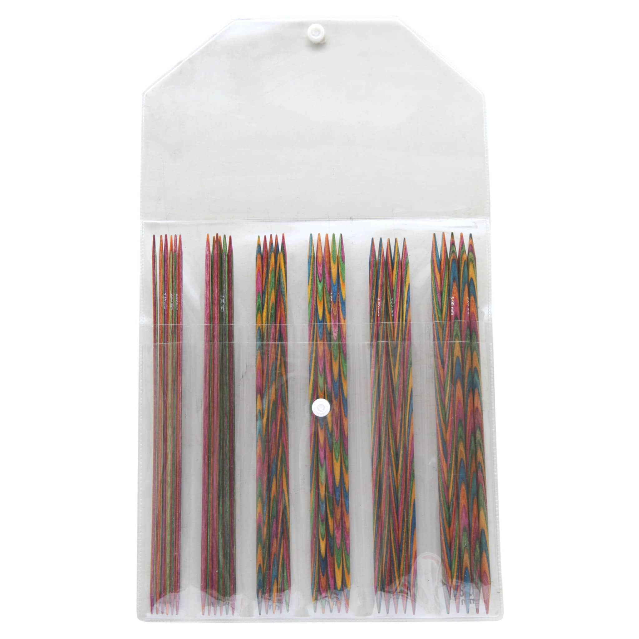 Knitpro Symfonie Knitting Pins  - Double Ended - Set Of Five Sock Pin Kit 20cm