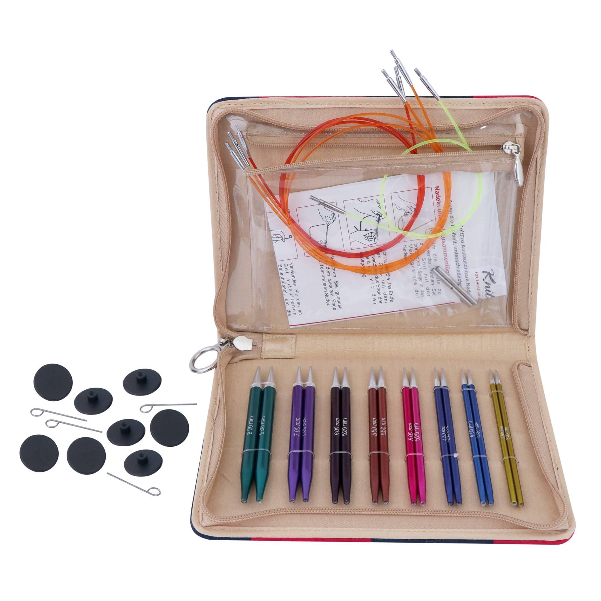 Knitpro Zing Knitting Pins Circular Interchangeable - Deluxe Set - Woolshop.co.uk